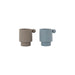 Tiny Inka Cup - Set of 2 - Dusty Blue / Clay par OYOY Living Design - Nouveautés  | Jourès