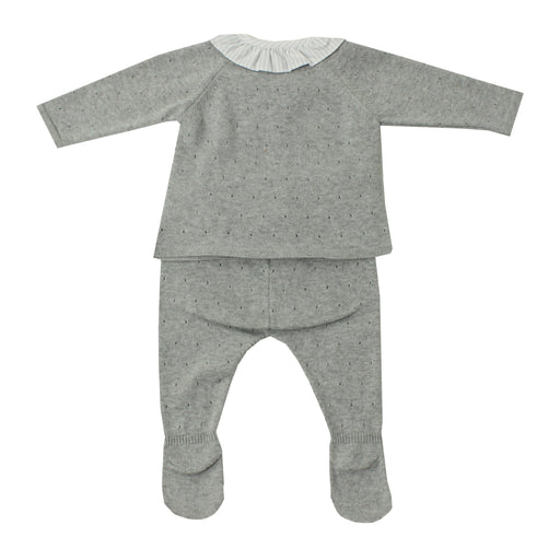 Long Sleeves Newborn Set - 1m - Grey par Dr.Kid - Clothing | Jourès