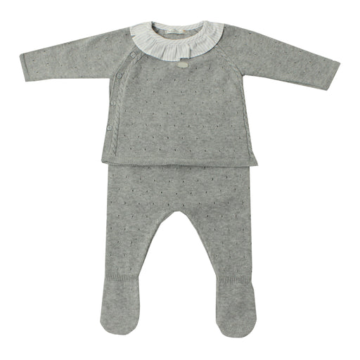 Long Sleeves Newborn Set - 1m - Grey par Dr.Kid - Bodysuits, Rompers & One-piece suits | Jourès
