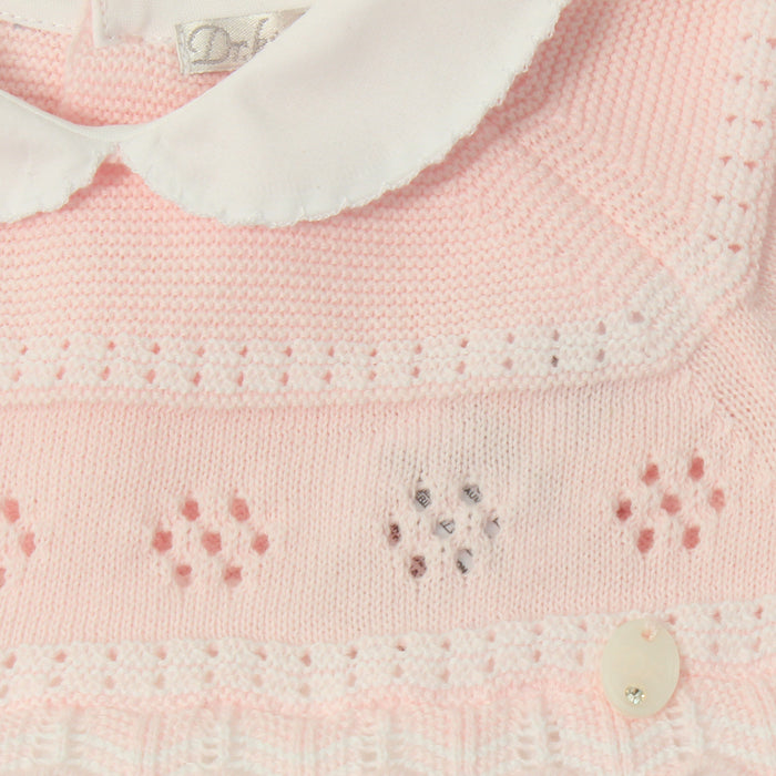 Newborn Dress and Bloomer - 1m to 12m - Rosa Bebe par Dr.Kid - New in | Jourès