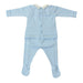 Ensemble pour nouveau-né à manches longues - 6m - Bleu Poudre par Dr.Kid - Vêtements | Jourès