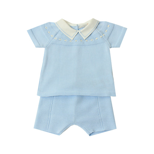 Newborn Set - Short Sleeves - 1m to 3m - Baby Blue par Dr.Kid - Baby Shower Gifts | Jourès