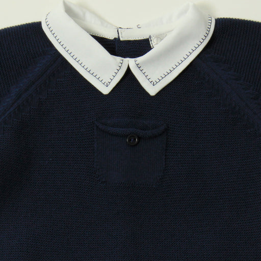 Long Sleeve Newborn Set - 1m to 3m - Navy Blue par Dr.Kid - Bodysuits, Rompers & One-piece suits | Jourès