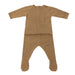 Long Sleeve Newborn Set - 1m to 12m - Brown par Dr.Kid - Clothing | Jourès