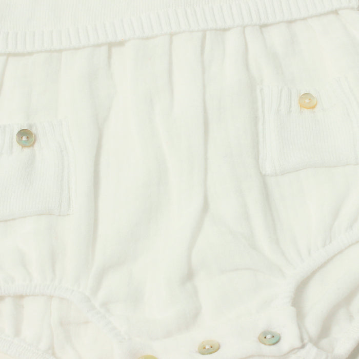 Newborn Romper - 1m to 3m - White par Dr.Kid - Clothing | Jourès
