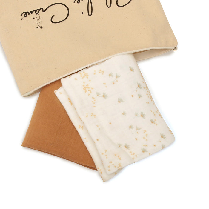 Couvertures d'emmaillotage DOLI - Ens. de 2 - Pia & Camel par Charlie Crane - 50$ à 100$ | Jourès