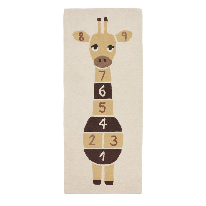 Giraffe Hopscotch Rug par OYOY Living Design - Expédition Safari  | Jourès
