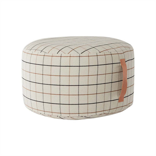 Grid Pouf Large - Offwhite par OYOY Living Design - Gifts $100 and more | Jourès