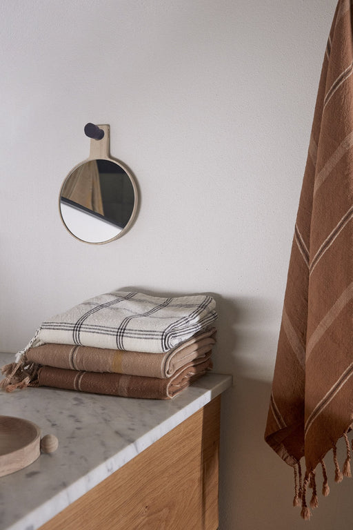 Kyoto Guest Towel - Dark Caramel par OYOY Living Design - OYOY Mini | Jourès