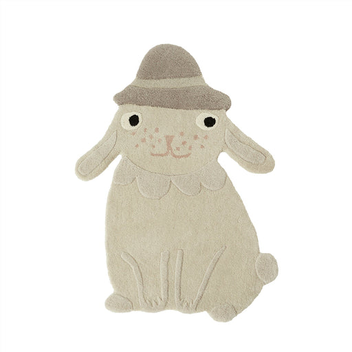 Hopsi Rabbit Rug - Offwhite par OYOY Living Design - L' année du lapin | Jourès