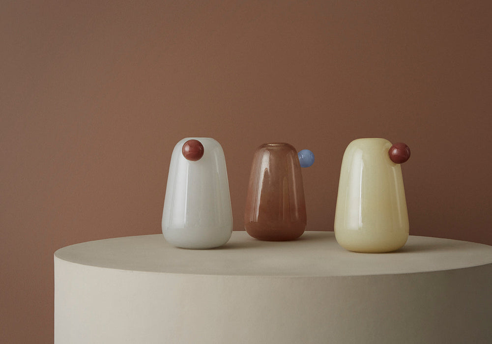 Inka Vase - Small - Vanilla par OYOY Living Design - OYOY Mini | Jourès