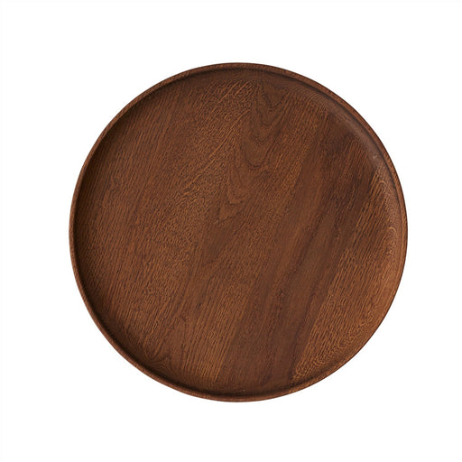 Inka Wood Tray Round - Large - Dark par OYOY Living Design - The Canada Day Sale - 15% Off Storewide* | Jourès