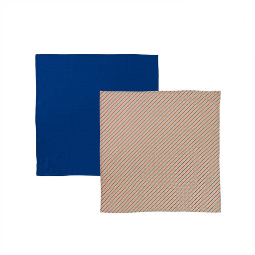 Iro Muslin - Pack of 2 - Blue par OYOY Living Design - Nouveautés  | Jourès