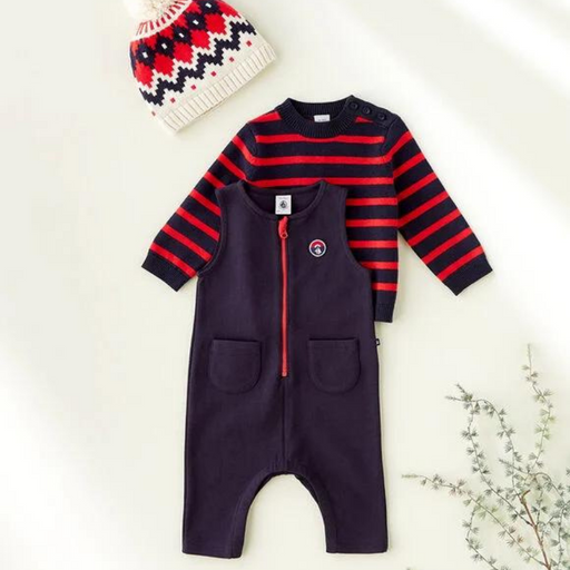 Sweatshirt - 12m to 24m - Stripes par Petit Bateau - Clothing | Jourès