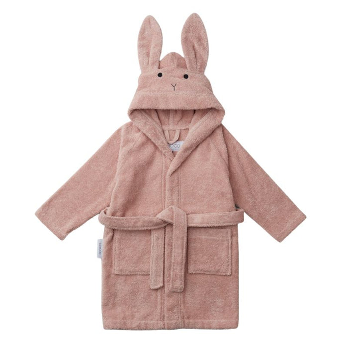 Lily bathrobe - 1 to 4Y - Rabbit  / Rose par Liewood - Gifts $100 and more | Jourès