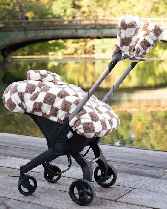 Car Seat Cocoon - Checker Berber par 7AM Enfant Canada - Stroller Accessories | Jourès