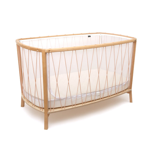 KIMI Crib and mattress - Mesh / Bois de rose par Charlie Crane - Nursery | Jourès