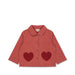 Nola Shirt Jacket - 12m to 6Y - Mahogany dot par Konges Sløjd - Coats & Jackets | Jourès