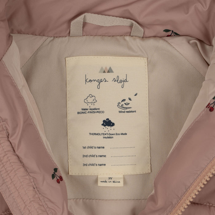 Nuka Winter Jacket - 2Y to 4Y - Cherry Blush par Konges Sløjd - Coats & Jackets | Jourès