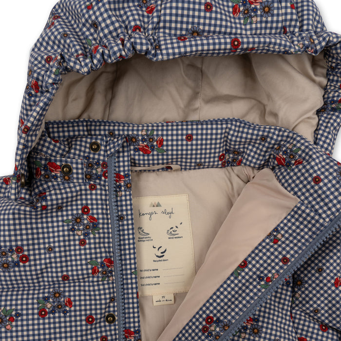 Manteau d'hiver Nutti - 2T à 4T - Blossom Check par Konges Sløjd - Vêtements d'extérieur | Jourès