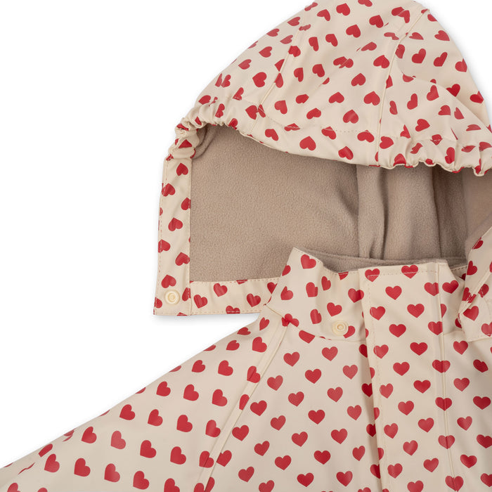 Ensemble de vêtements de pluie Rainy Palme -  18m à 4T - Coeur Rouge par Konges Sløjd - Konges - Vêtements | Jourès