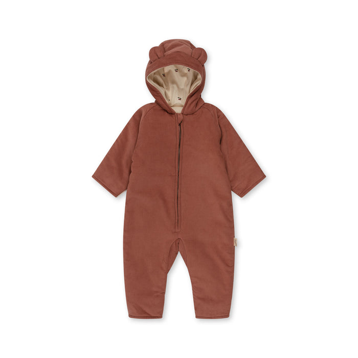 Corduroy Teddy Suit - 3m to 18m - Cedar Wood par Konges Sløjd - Clothing | Jourès