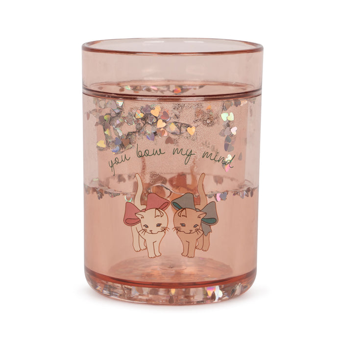 Kids Glitter Cups - Pack of 2 - Bow Kitty par Konges Sløjd - Eating & Bibs | Jourès