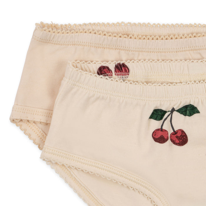 Underwear Set - 3-4Y - Ma grande cerise / Nouvelle peach par Konges Sløjd - Konges Sløjd | Jourès