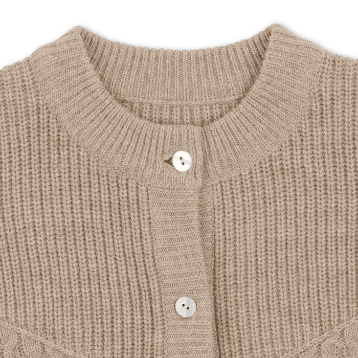 Cardigan en tricot Harri - 3T - Crème par Konges Sløjd - T-shirt, Pulls & Cardigans | Jourès