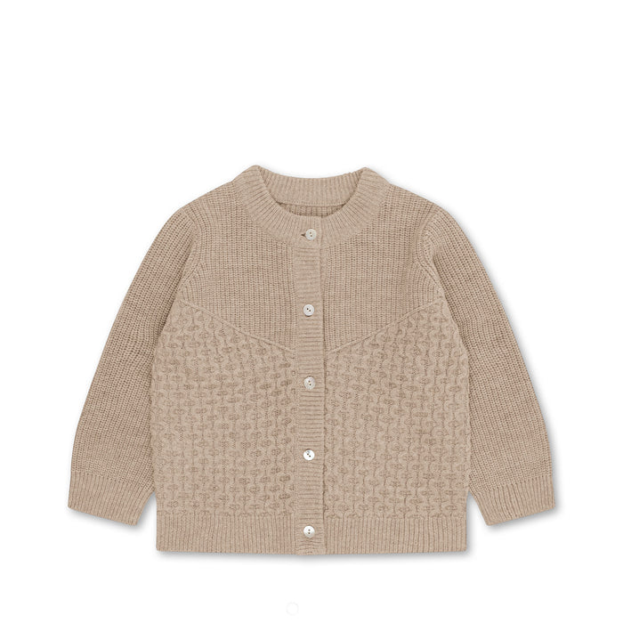 Cardigan en tricot Harri - 3T - Crème par Konges Sløjd - T-shirt, Pulls & Cardigans | Jourès