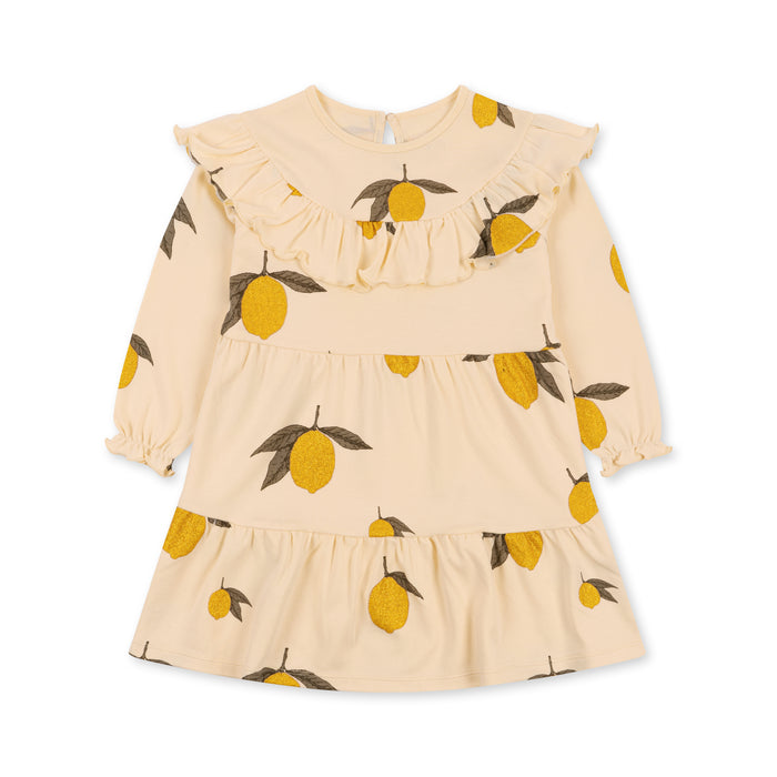 Malli Glitter Dress - 2Y to 4Y - Mon Grand Lemon / Glitter par Konges Sløjd - Clothing | Jourès