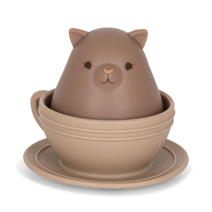Silicone Bath Toys - Cup Set - Hortensia par Konges Sløjd - Bathroom | Jourès
