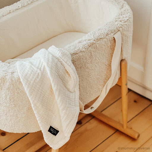 Fitted Sheet for KUKO/KUMI Craddle - White par Charlie Crane - Baby | Jourès