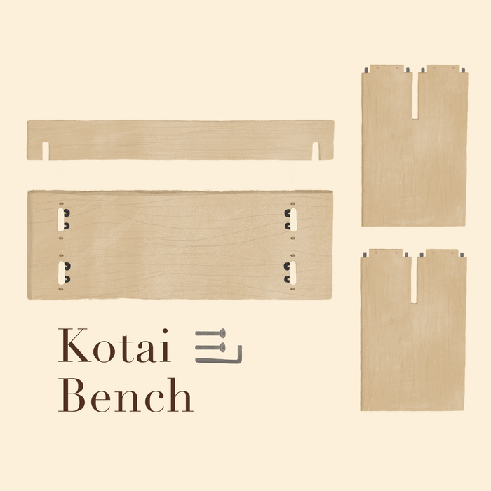 Kotai Bench Wooden - Nature par OYOY Living Design - The Canada Day Sale - 15% Off Storewide* | Jourès