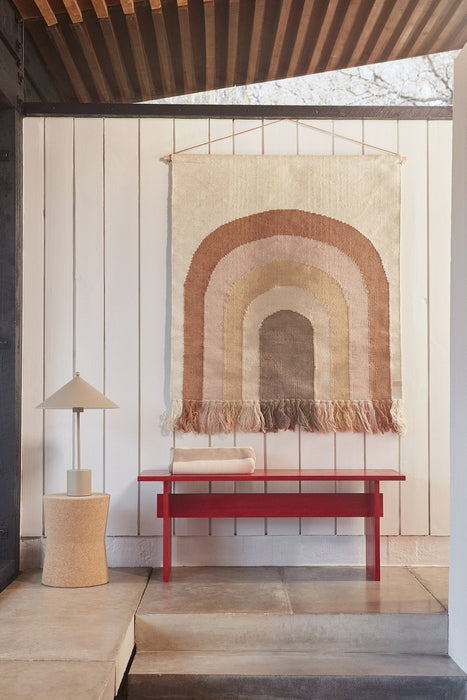 Kotai Bench Wooden - Cherry Red par OYOY Living Design - $100 et plus | Jourès