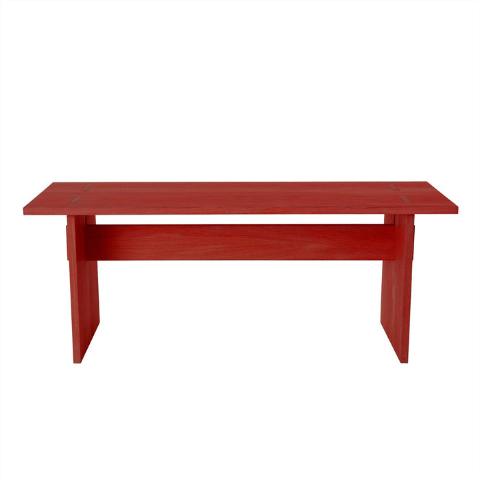Kotai Bench Wooden - Cherry Red par OYOY Living Design - Nouveautés  | Jourès