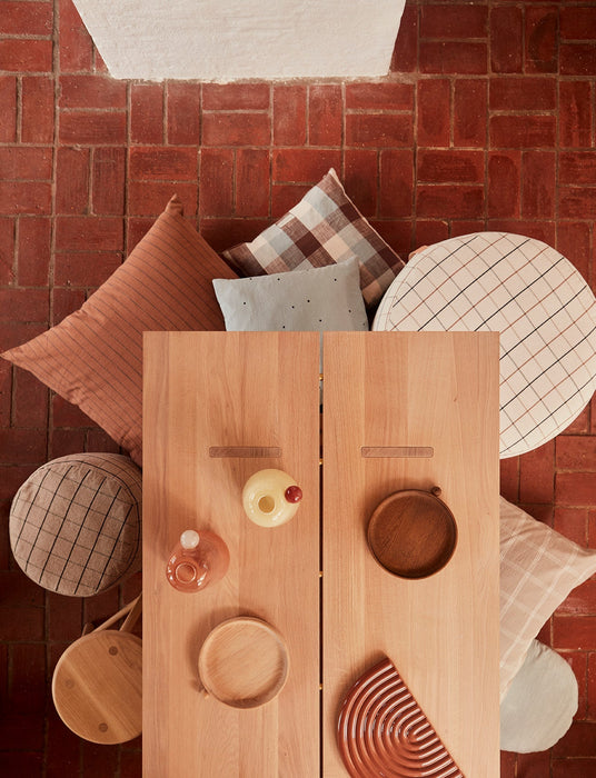 Kyoto Floor Cushion - Dark Caramel par OYOY Living Design - Nouveautés  | Jourès