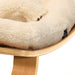 LEVO Baby Rocker - Beech Wood - Fur/Milk par Charlie Crane - Furniture | Jourès