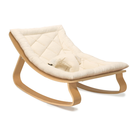 LEVO Baby Rocker - Beech Wood - Mimosa par Charlie Crane - Baby Rockers, Cribs, Moses and Bedding | Jourès