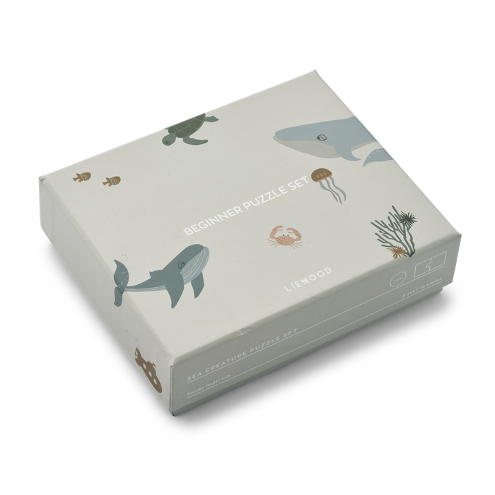 Brett Beginner Puzzle - Sea creatures / Sandy par Liewood - Liewood | Jourès