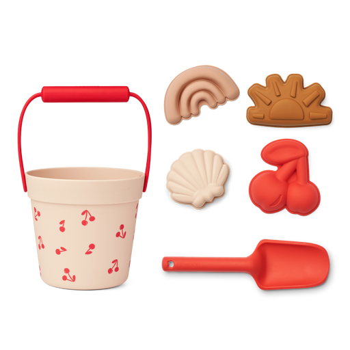 Silicone Dante beach set - Cherries / Apple blossom par Liewood - Kids - 3 to 6 years old | Jourès