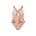 Amara Seersucker Swimsuit - 2Y to 5Y - Stripes/ Tuscany Rose / Sandy par Liewood - Liewood | Jourès