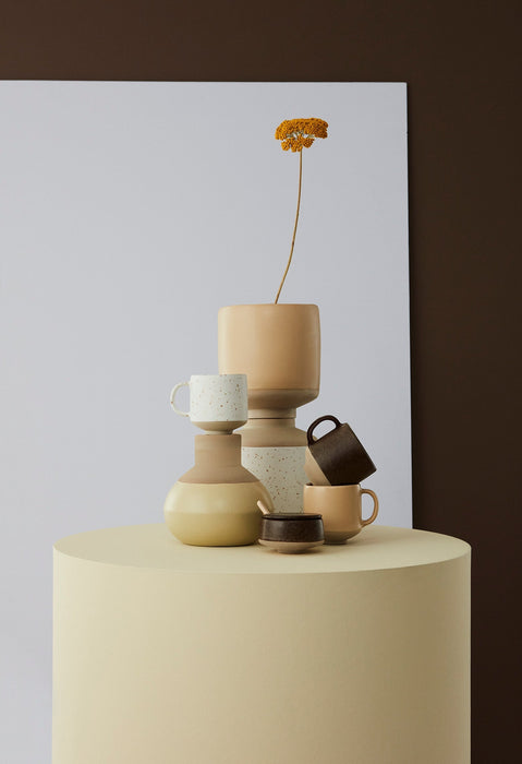 Hagi Cup - White / Light Brown par OYOY Living Design - OYOY Mini | Jourès