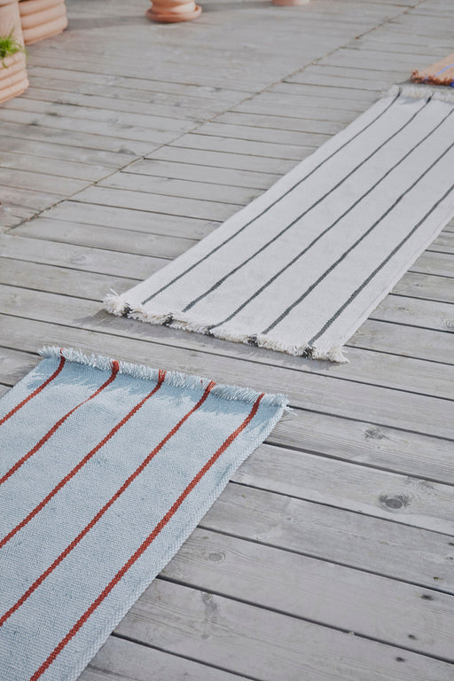 Lina Recycled Runner - Dusty Blue par OYOY Living Design - Gifts $100 and more | Jourès