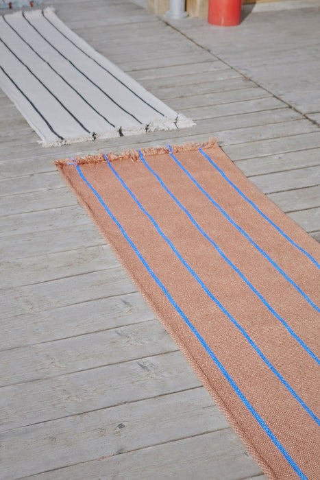 Lina Recycled Runner - Dusty Blue par OYOY Living Design - Gifts $100 and more | Jourès