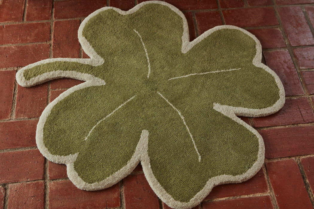Lucky Clover Rug - Green par OYOY Living Design - Gifts $100 and more | Jourès
