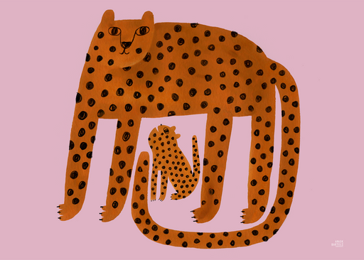 Leopard Family par Paper Collective - The Safari Collection | Jourès