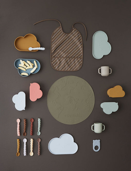 Mellow Spoon - Pack of 3 - Dusty Blue / Taupe / Pale Mint par OYOY Living Design - Cutlery | Jourès