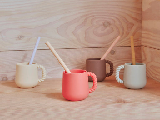 Mellow Cup - Pack of 2 - Cherry Red / Vanilla par OYOY Living Design - OYOY Mini | Jourès