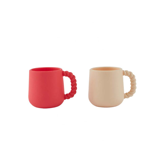 Mellow Cup - Pack of 2 - Cherry Red / Vanilla par OYOY Living Design - Nouveautés  | Jourès